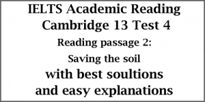 IELTS academic Reading: Cambridge 13 Test 4, Reading passage 2; Saving ...