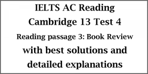 reading passage 3 book review answers
