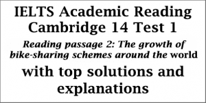 IELTS Academic Reading: Cambridge 14, Reading Test 1: Passage 2; The ...