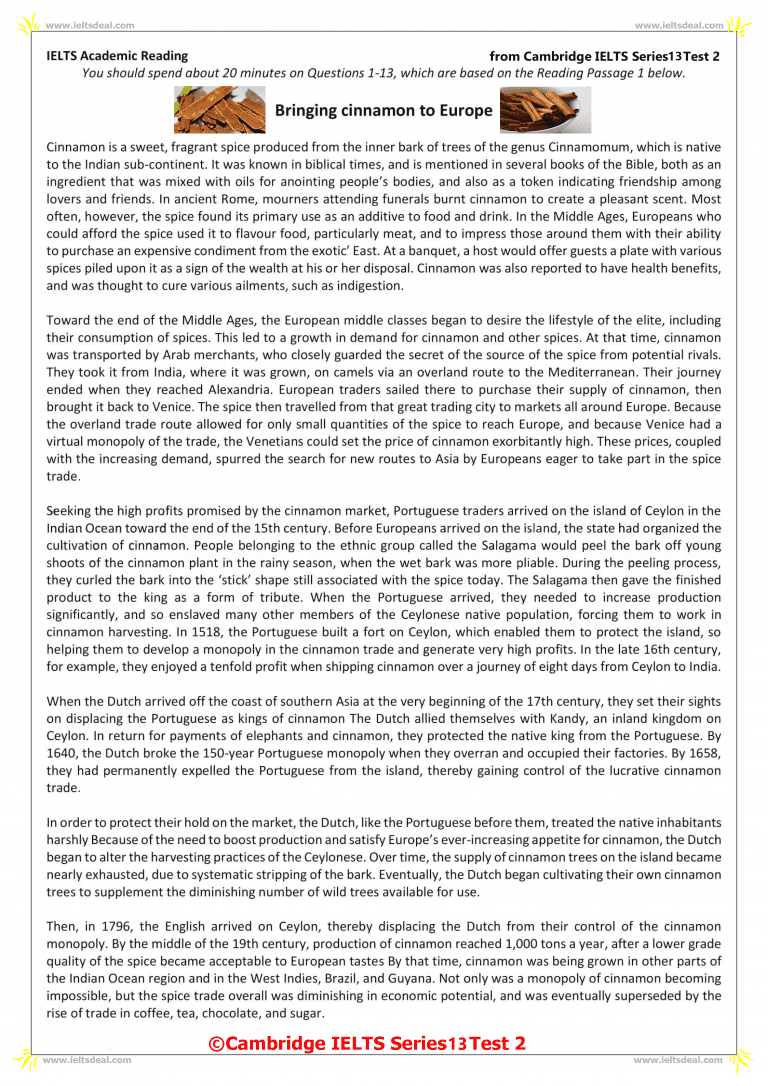 IELTS Reading Skills Skimming & Scanning; with detailed explanations