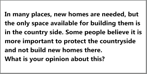 IELTS AC & GT; Writing Task 2: opinion essay on urbanization in countryside/ problem of housing: ; with discussion, tips and a great sample answer