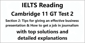 ielts reading tips for giving an effective business presentation