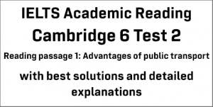 IELTS Academic Reading: Cambridge 6 Test 2 Reading passage 1 ...
