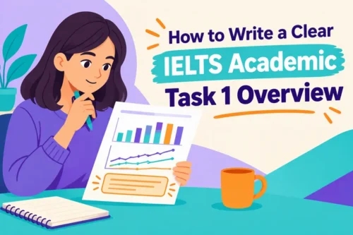 How to Write a Clear IELTS Academic Task 1 Overview